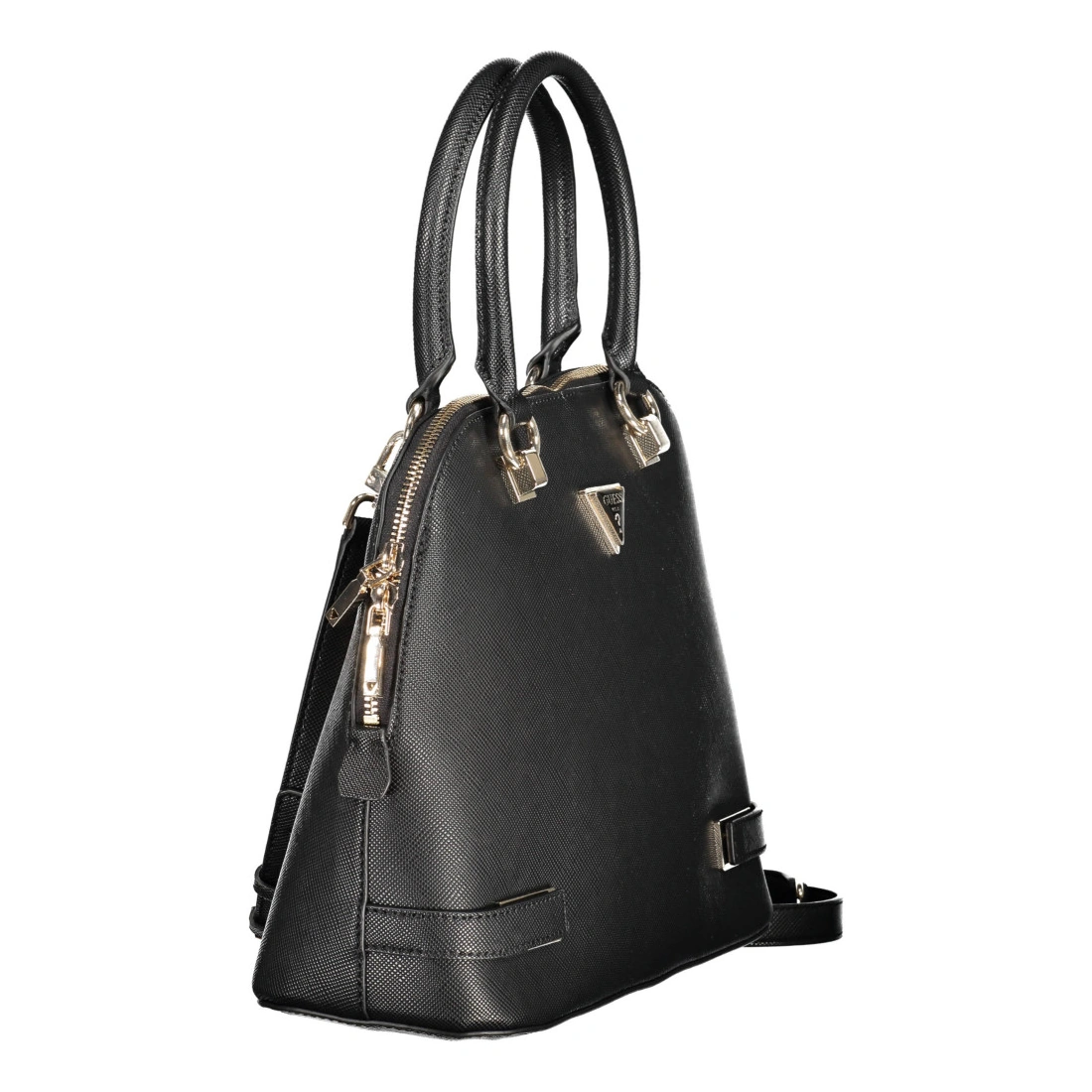 Guess borsa donna a mano e tracolla nera con logo triangolo 2 29771301