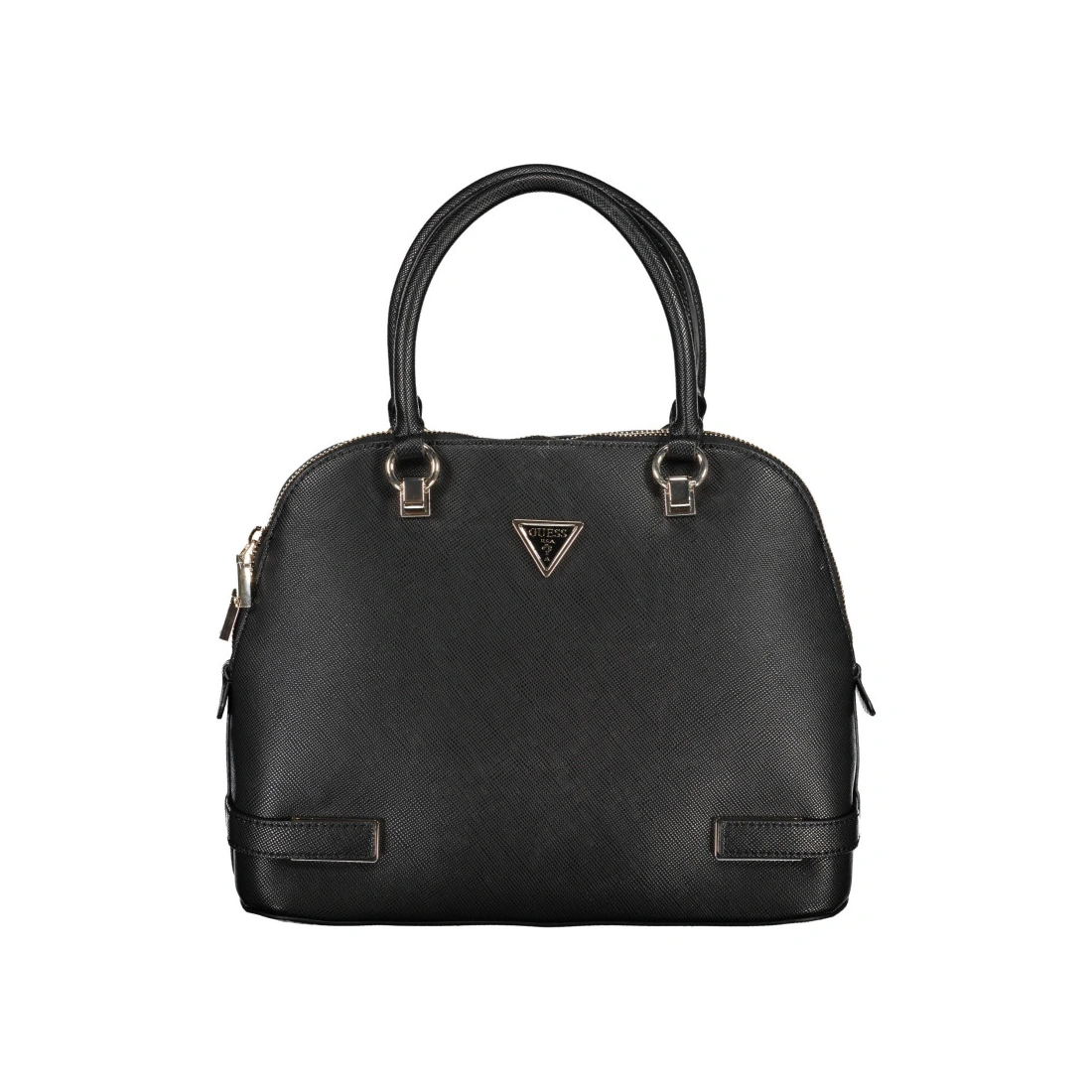Guess borsa donna a mano e tracolla nera con logo triangolo 1 29771303