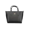 Tommy hilfiger borsa donna a mano e tracolla nera con logo th 6 29771323
