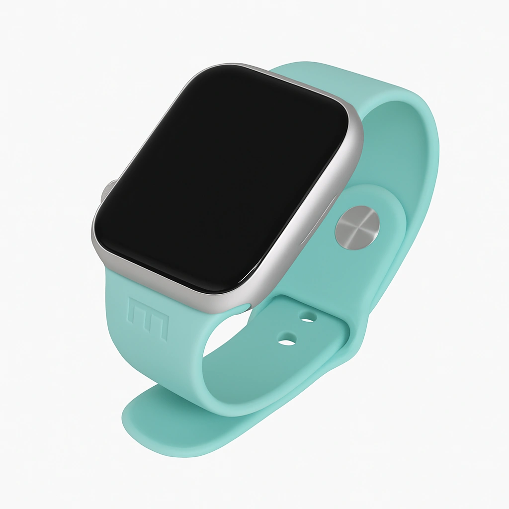 Orologio smartwatch bikkembergs uomo donna – cinturino silicone celeste – display touch 1 30369126