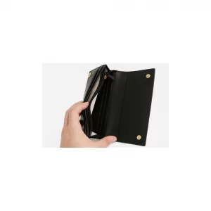 Twinset portafoglio donna in pelle nera con logo elegante e capiente 6 30389879