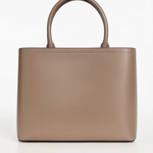 Borsa tote donna twin set toupe con dettaglio logo oro 7 30389882