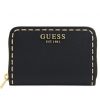 Portafoglio donna guess nero – stile minimal con cuciture a contrasto 6 30394906