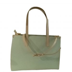 Borsa a spalla verde acqua con nappina atelieur du sac 7 30394951