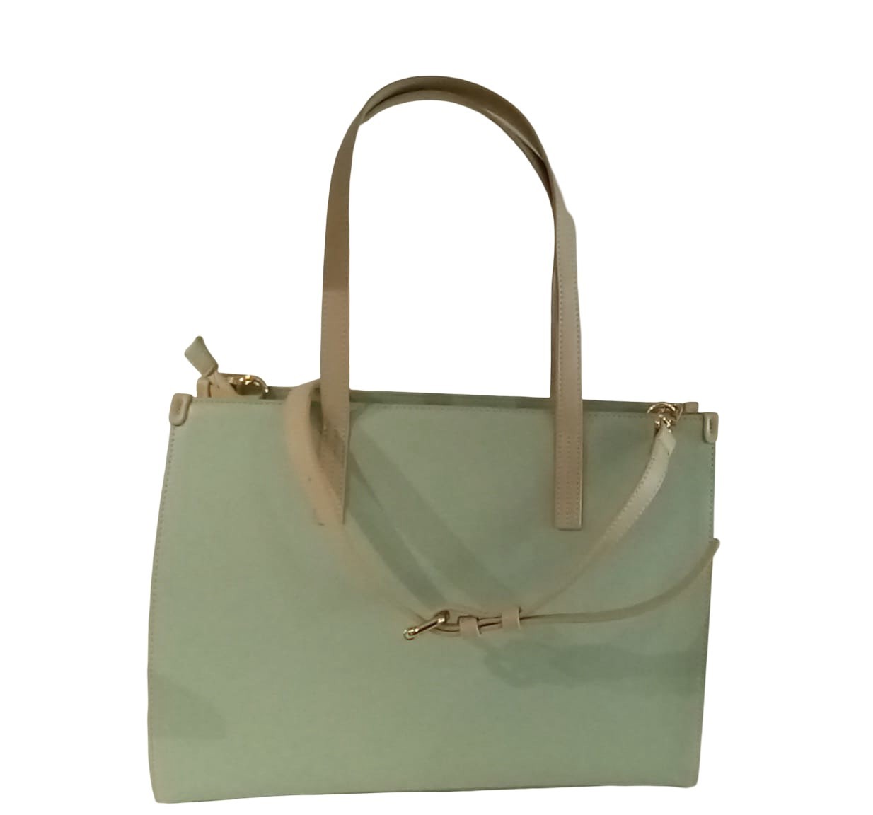 Borsa a spalla verde acqua con nappina atelieur du sac 4 30394951