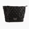 Borsa atelier du sac “star bag” trapuntata nera con borchie – glam rock chic 6 30394961