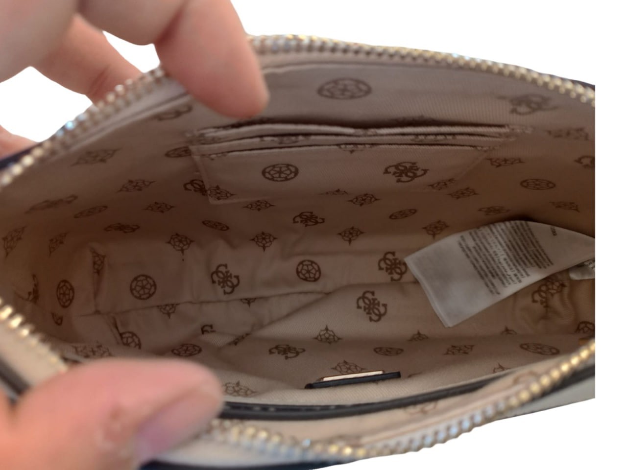 Borsa a spalla guess beige – eleganza minimal 4 30395146