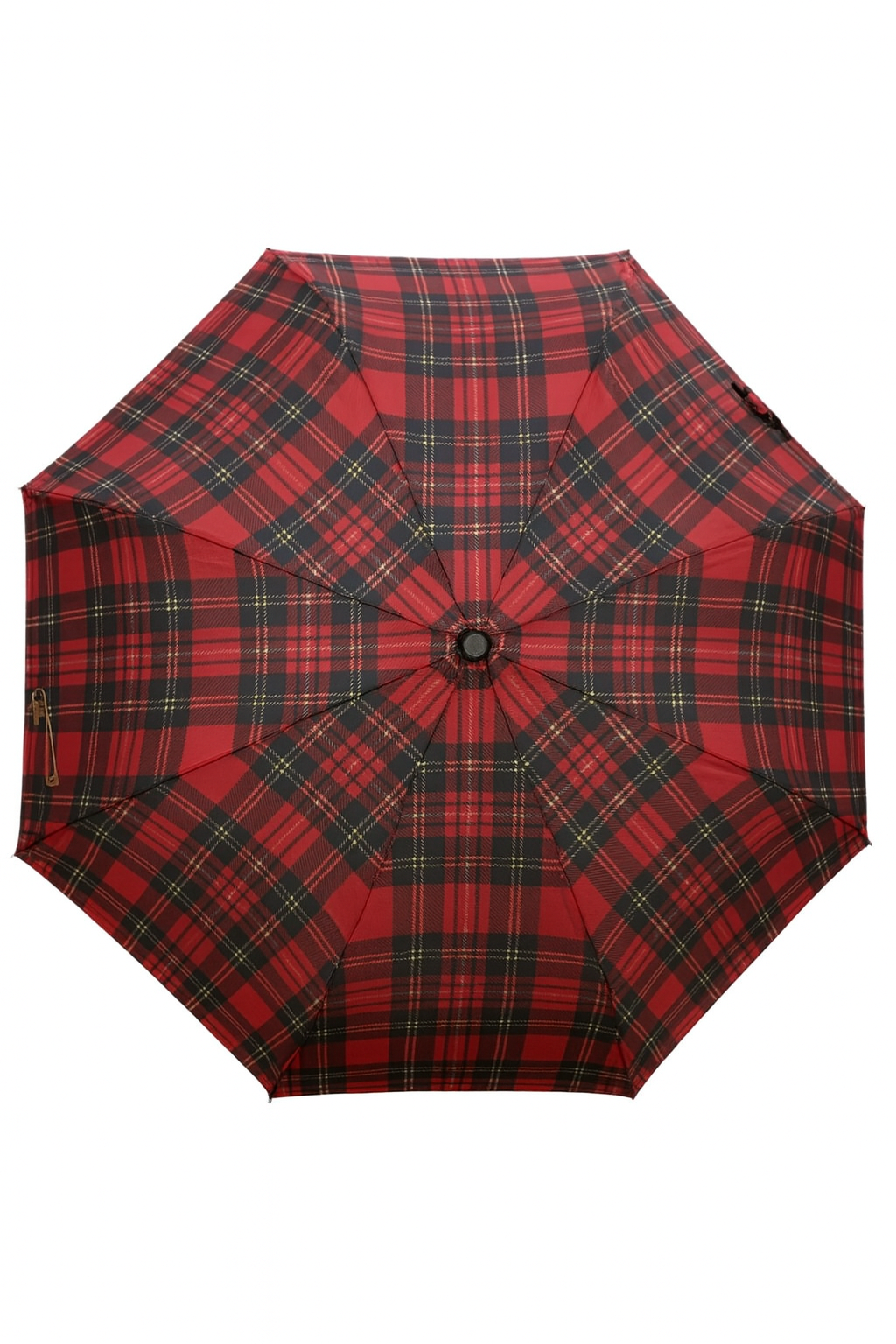 Ombrello scozzese rosso classico moschino – design tartan elegante e resistente 1 30398916