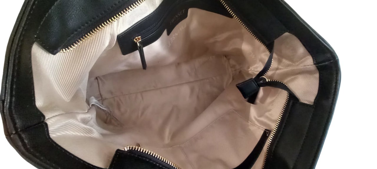 Borsa shopper twinset nera con lucchetto gioiello – chic & raffinata 3 30398996