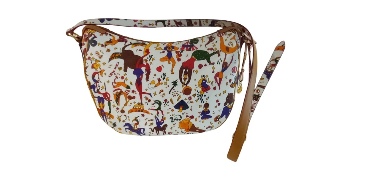 Borsa a spalla piero guidi stile hobo – fantasia circo colorata 1 30399003