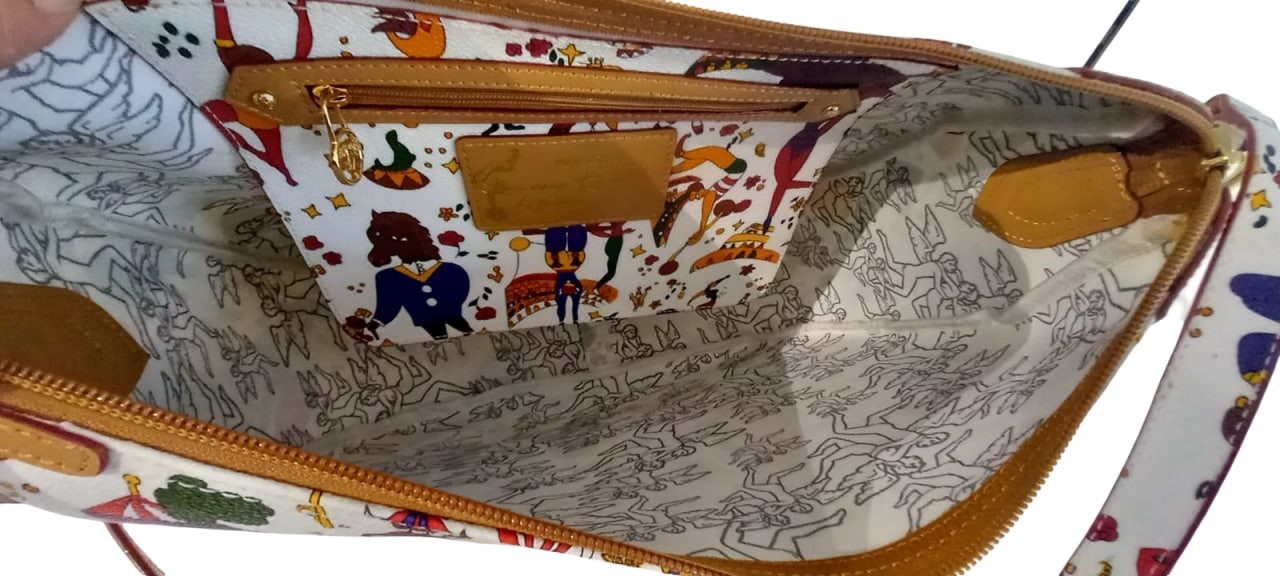 Borsa a spalla piero guidi stile hobo – fantasia circo colorata 2 30399004