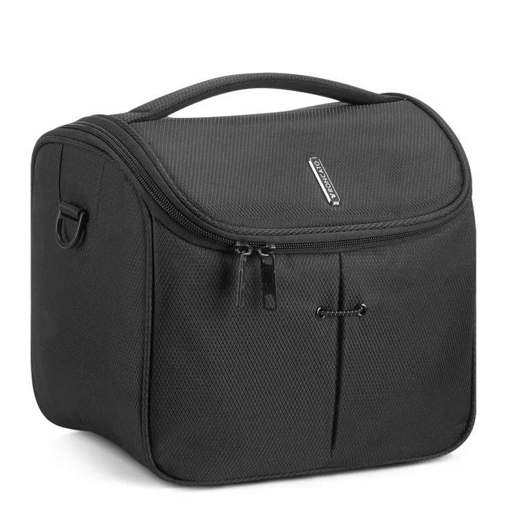Roncato beauty case rigido nero in tessuto tecnico 5 30491948