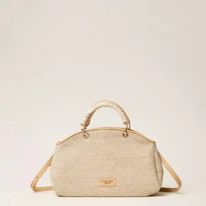 Borsa bauletto effetto rafia elegante e resistente per ogni occasione