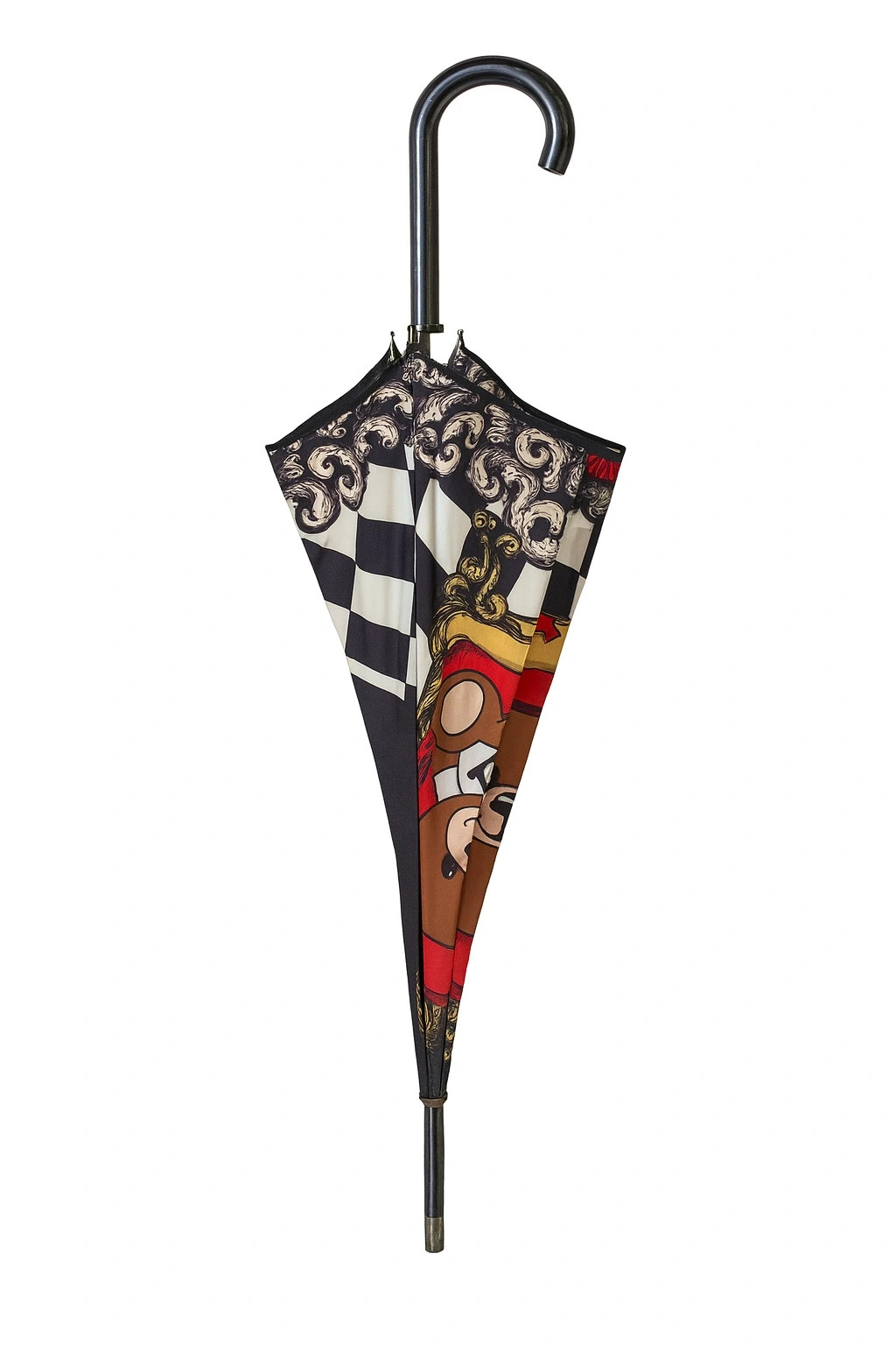 Ombrello moschino toy bear fantasia scacchi e barocco – lungo antivento 1 27976223