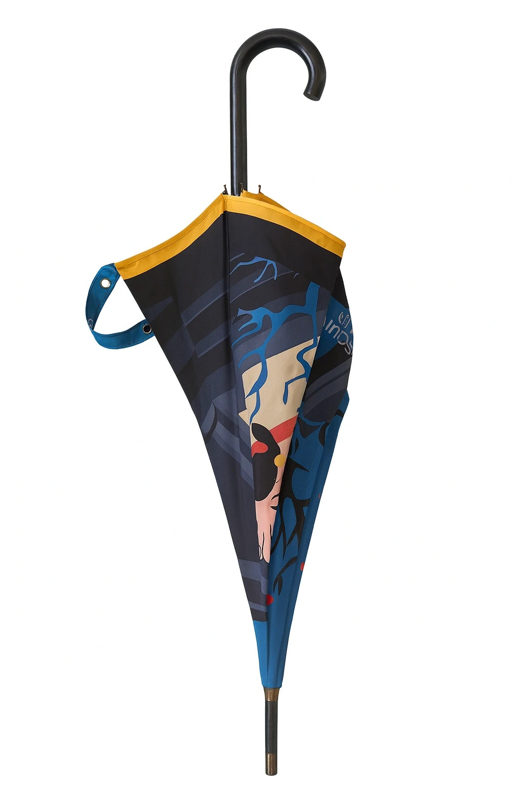 Moschino boutique ombrello lungo donna – fantasia notturna con luna e cuori 1 27976225