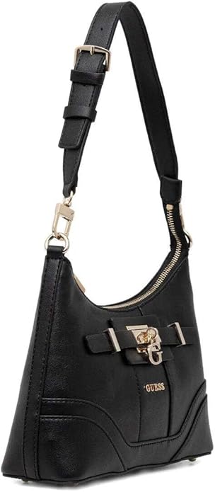 Guess jeans borsa donna nera bg920618neblack – borsa a spalla elegante in ecopelle 4 Guess Jeans Borsa Donna Nera BG920618NEBLACK – Borsa a Spalla Elegante in Ecopelle - immagine 4