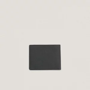 Tommy Hilfiger Saffiano Nero - Portafoglio Uomo in Pelle Elegante