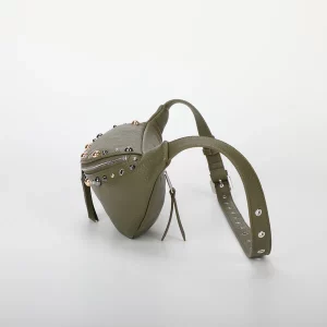 Marsupio verde con borchie mimi mua – accessorio fashion versatile 5 M8 H201310 475 02 1