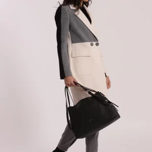 Alternative view of Borsa a Spalla Donna con Doppio Manico e Cinturino Regolabile – Elegante in Ecopelle