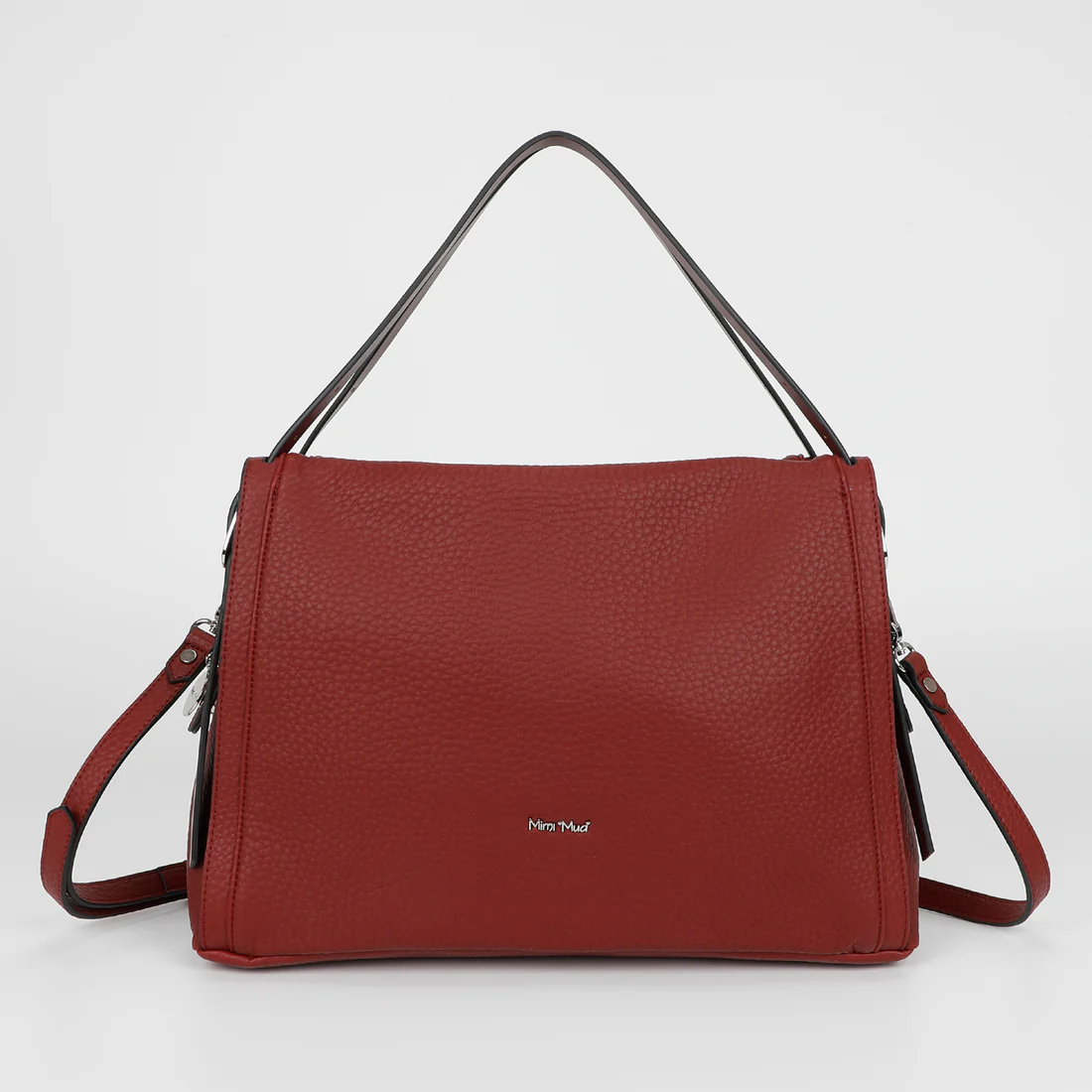 Borsa a spalla mimimua rossa con doppio manico e cinturino – eleganza e praticità 1 Borsa a Spalla Mimimua Rossa con Doppio Manico e Cinturino – Eleganza e Praticità