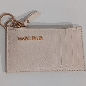 Marc Ellis Portacarte in Vera Pelle Nude – Accessorio Moda di Lusso