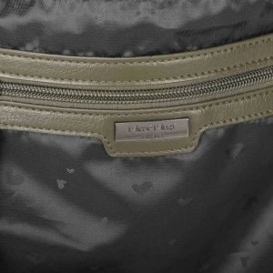 Borsa mimi mua verde militare con tracolla a catena intrecciata – elegante borsa spalla donna 7 Borsa a spalla e tracolla mimi mua verde 3