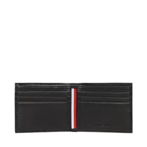 Alternative view of Tommy Hilfiger Portafoglio Uomo "TH Central Mini CC Wallet" Nero AM0AM10610 - Portafoglio in Pelle Compatto con Porta Carte